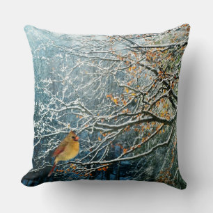 Paisaje invernal 15 - Cojín decorativo