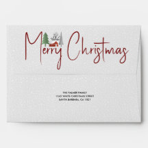 Paisaje invernal con árboles, nieve Feliz Navidad