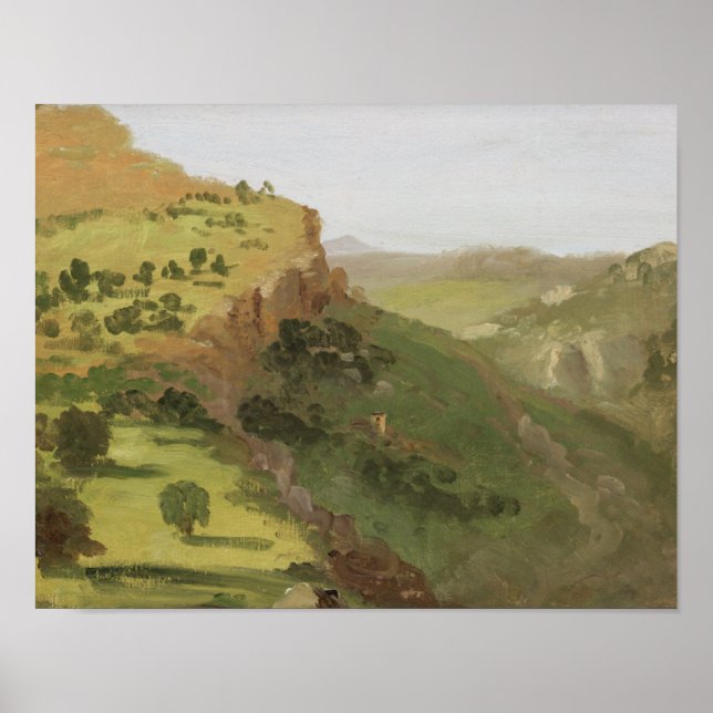 Paisaje italiano: impresión de arte Thomas Cole (Frente)