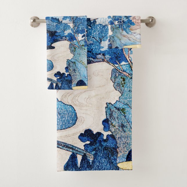 Paisaje japonés Sunrise, Kuniyoshi, Ukiyo-e (In situ)