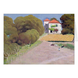 Paisaje, la casa con el Roof rojo, 1924