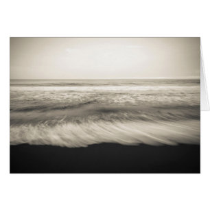 paisaje marino B&W, Hawái