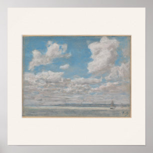 Paisaje marino con cielo abierto de Courbet - Arte