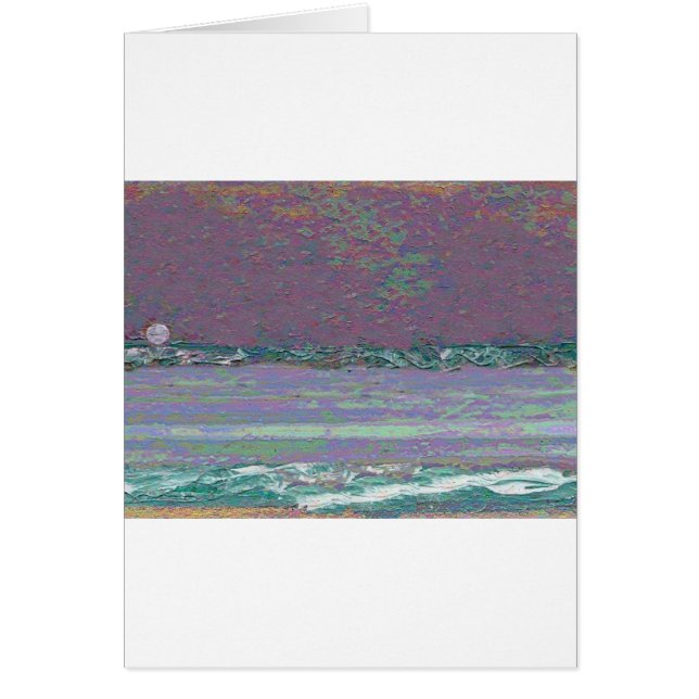 Paisaje marino de la salida de la luna (Frente)