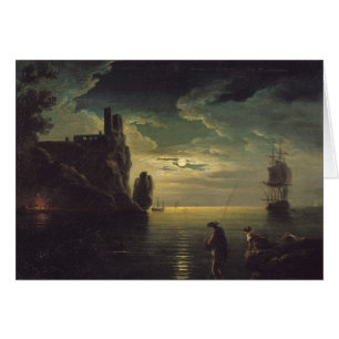 Paisaje marino de la tarde