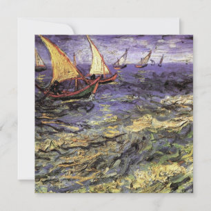 Paisaje marino en Saintes Maries por Vincent van G