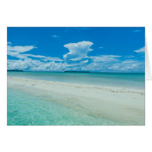 Paisaje marino tropical azul, Palaos