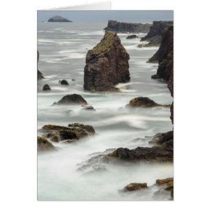 Paisaje marino y montones de mar, Shetland