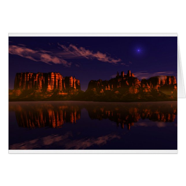 paisaje montañoso (Anverso (Horizontal))