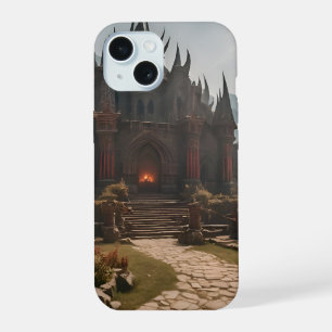 Paisaje montañoso del castillo medieval