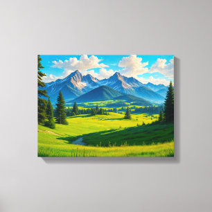 Paisaje nº 11, impresión en lienzo de la serie Pai