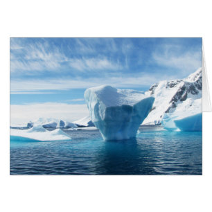 Paisaje natural de la Antártida de Iceberg