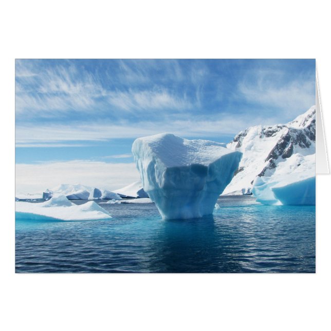 Paisaje natural de la Antártida de Iceberg (Anverso (Horizontal))