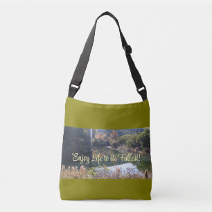 Paisaje Natural Moderno, Bolsa Verde De Tote