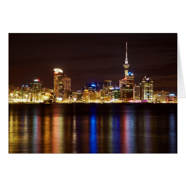 Paisaje nocturno de Auckland (Anverso (Horizontal))