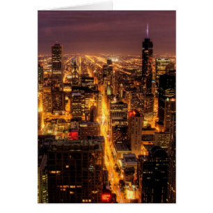Paisaje nocturno de Chicago