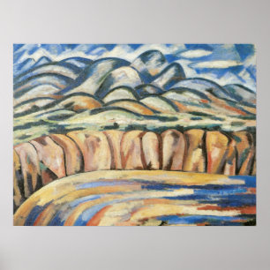 Paisaje, Nuevo México por Marsden Hartley, Arte Fi