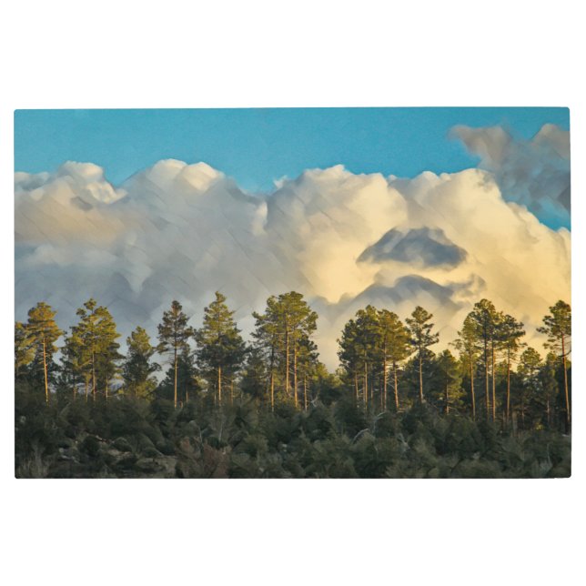 PAISAJE OCCIDENTAL Arte Metalizado (Anverso)