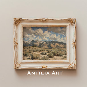 Paisaje paisajístico de la Tierra Pintando arte rú