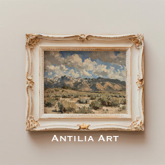 Paisaje paisajístico de la Tierra Pintando arte rú