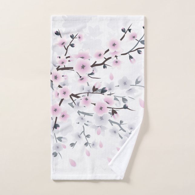 Paisaje Pastel Cherry Blossom (Toalla de mano)