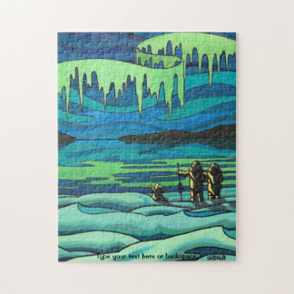 Paisaje personalizado rompecabezas canadiense del