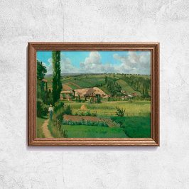 Paisaje Pissarro Arte Famoso Les Patis