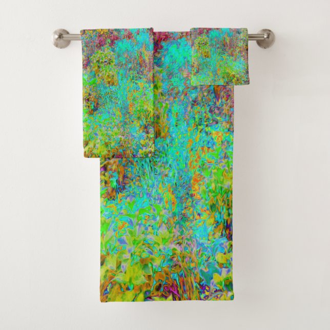 Paisaje psicodélico de Oro Otoño y Jardín de Aqua (In situ)