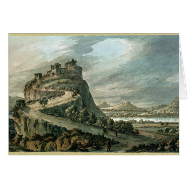 Paisaje rocoso con el castillo (Anverso (Horizontal))