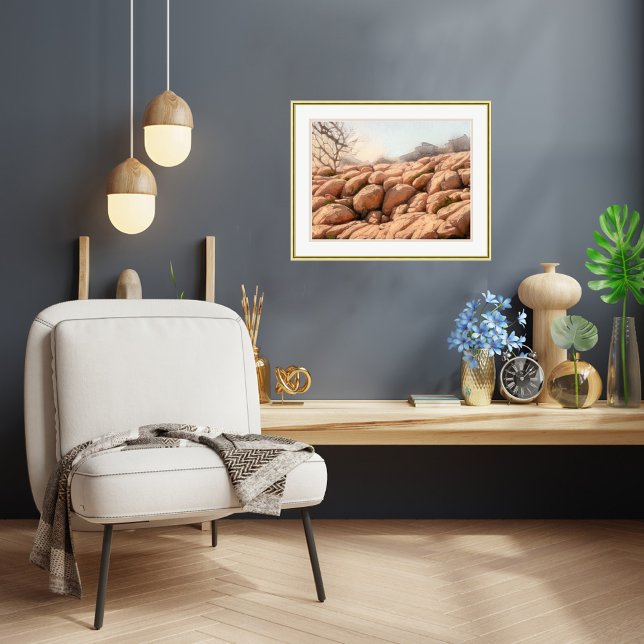 Paisaje rocoso - Impresión de lienzo estirado (Subido por el creador)