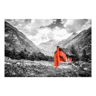 Paisaje rural Fotografía en blanco y negro