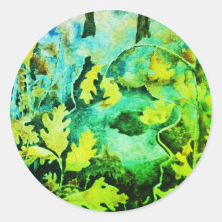 Paisaje rústico y Pegatina de la naturaleza