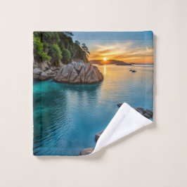 Paisaje tranquilo del paraíso