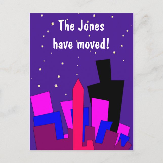 Paisaje urbano Cambio de postal de dirección (Anverso)