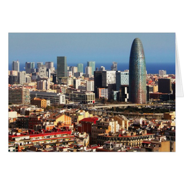 Paisaje urbano de Barcelona (Anverso (Horizontal))