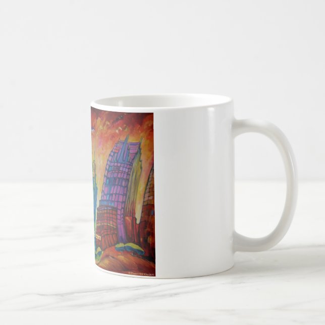 Paisaje urbano de Detroit - taza (Derecha)