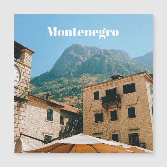 Paisaje urbano de Montenegro (Anverso)