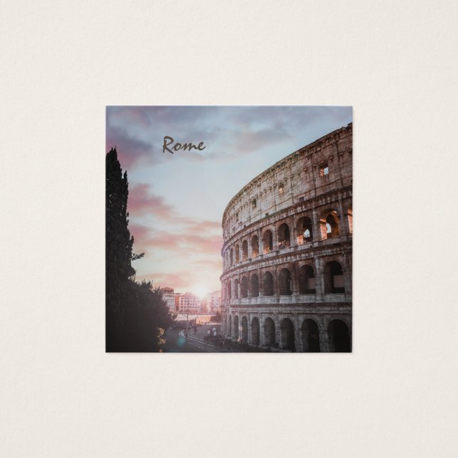 paisaje urbano del atardecer de la arquitectura an (Anverso)