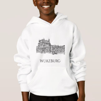 Paisaje urbano minimalista de Würzburg, Baviera