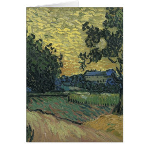 Paisaje Van Gogh en Twilight
