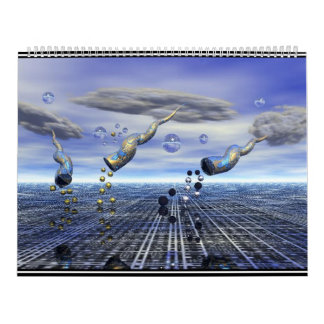 Paisajes de fantasía del calendario