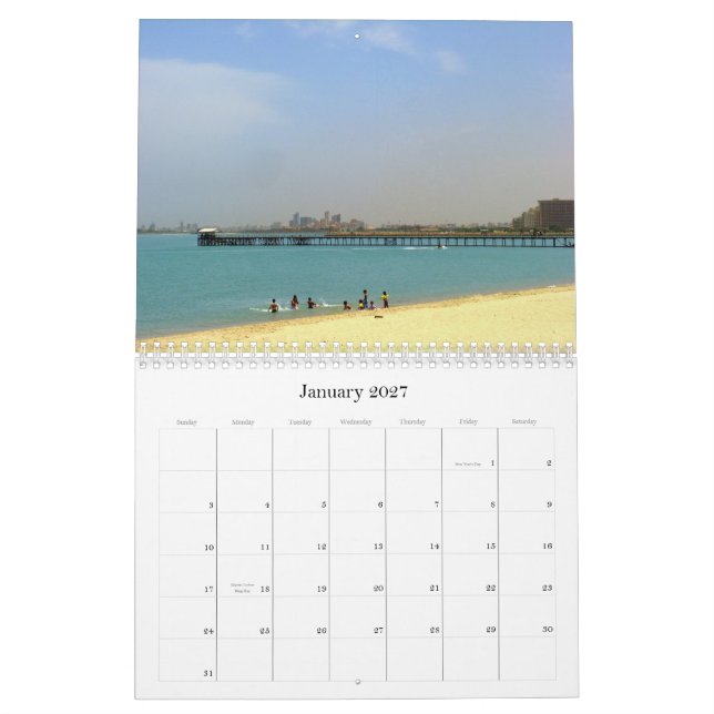 Paisajes de Kuwait - calendario 2009 (Jan 2027)