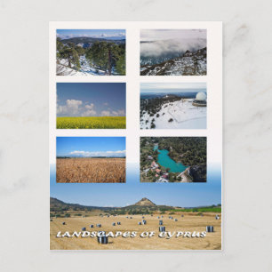 Paisajes de la postal de Chipre