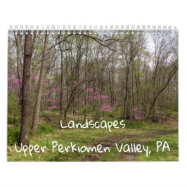 Paisajes del Alto Valle de Perkiomen Calendario PA