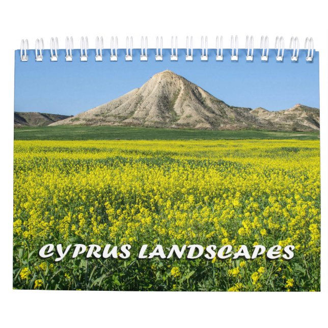 Paisajes del calendario de Chipre (Reverso)