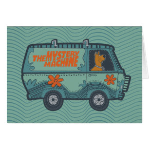 Paisely Scooby-Doo que conduce la máquina del