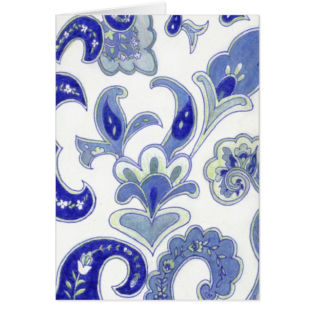 Paisley azul (Frente)