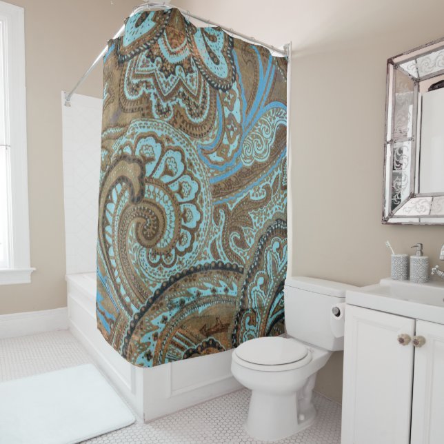 Paisley Damask - Cortina de ducha (In situ)
