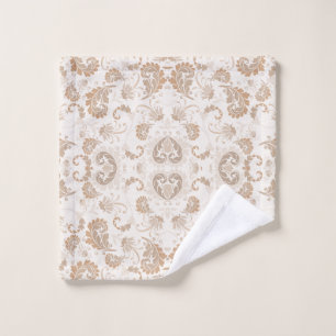 Paisley en beige estética moderna Tan Brown