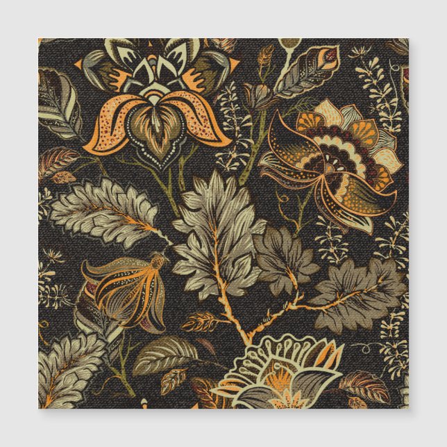 Paisley floral india, patrón étnico sin fisuras. (Anverso)